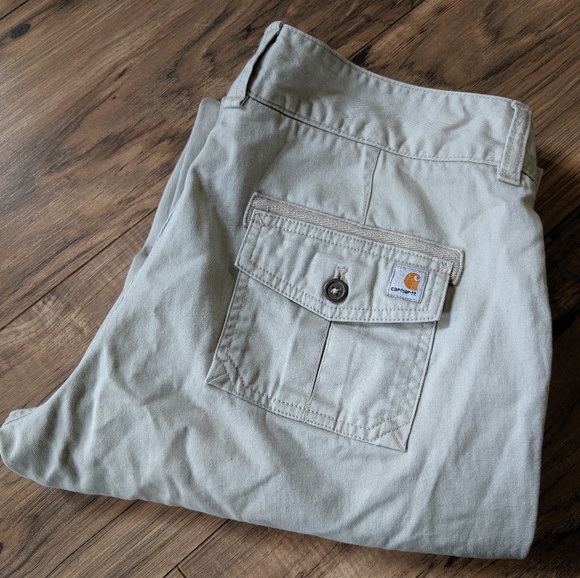 women's carhartt khaki pants